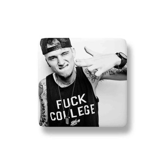 Machine Gun Kelly Newest Custom Porcelain Refrigerator Magnet Square