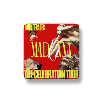 Madonna Celebration Tour Custom Porcelain Refrigerator Magnet Square