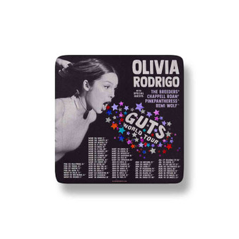 Olivia Rodrigo GUTS Tour Custom Porcelain Refrigerator Magnet Square