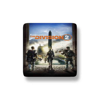 Tom Clancy s The Division 2 Custom Porcelain Refrigerator Magnet Square