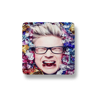 Tyler Oakley Custom Porcelain Refrigerator Magnet Square