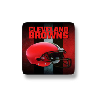 Cleveland Browns NFL Custom Porcelain Refrigerator Magnet Square