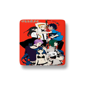 Gatchaman Crowds Insight Custom Porcelain Refrigerator Magnet Square