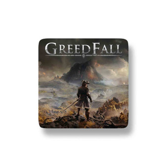 Greedfall 2 The Dying World Custom Porcelain Refrigerator Magnet Square