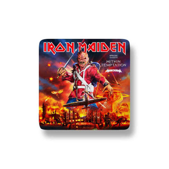 Iron Maiden Legacy Of The Beast Custom Porcelain Refrigerator Magnet Square