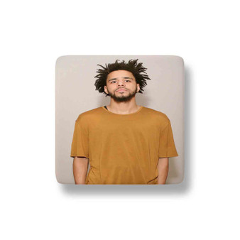 J Cole Custom Porcelain Refrigerator Magnet Square