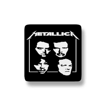 Metallica Custom Porcelain Refrigerator Magnet Square