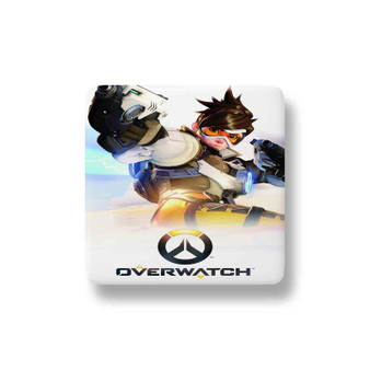 Overwatch Custom Porcelain Refrigerator Magnet Square