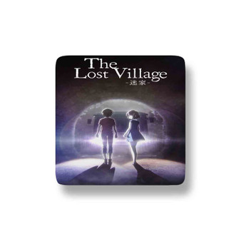 The Lost Village Custom Porcelain Refrigerator Magnet Square