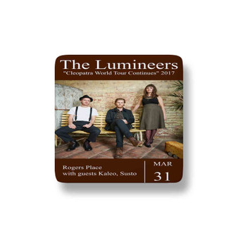 The Lumineers Cleopatra Tour 2017 Custom Porcelain Refrigerator Magnet Square