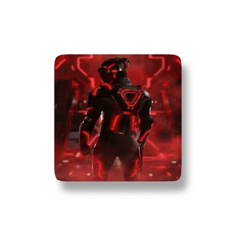 Tron Ares Custom Porcelain Refrigerator Magnet Square