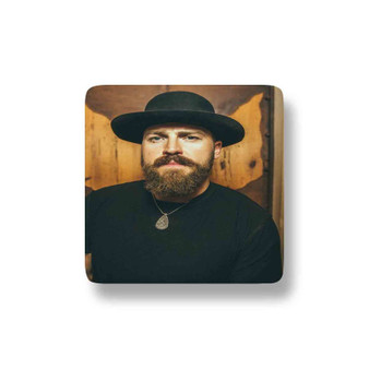 Zac Brown Custom Porcelain Refrigerator Magnet Square