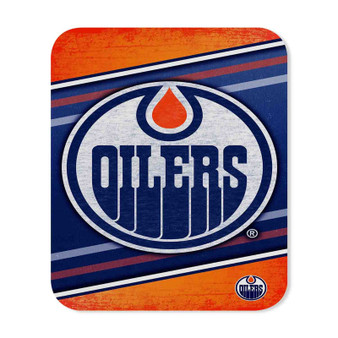 Edmonton Oilers NHL Custom Gaming Mouse Pad Rectangle Rubber Backing