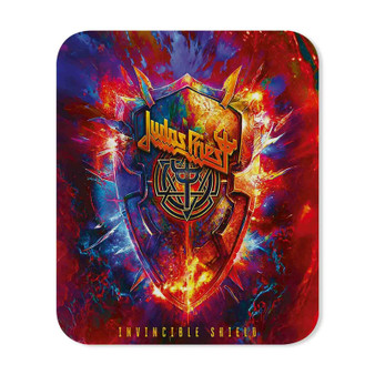 Judas Priest Invincible Shield Tour Custom Gaming Mouse Pad Rectangle Rubber Backing