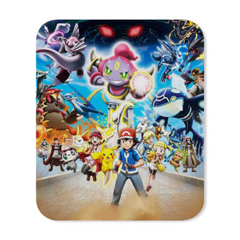 Pok mon the Movie Hoopa and the Clash of Ages Custom Gaming Mouse Pad Rectangle Rubber Backing