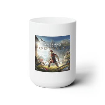 Assassins Creed Odyssey White Ceramic Mug 15oz With BPA Free