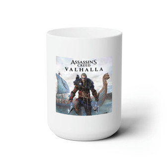 Assassins Creed Valhalla White Ceramic Mug 15oz With BPA Free