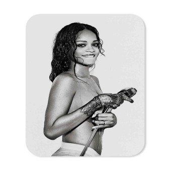 Rihanna Custom Gaming Mouse Pad Rectangle Rubber Backing