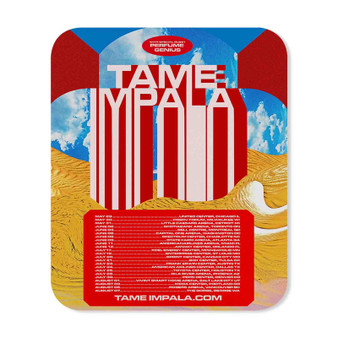 Tame Impala Case Custom Gaming Mouse Pad Rectangle Rubber Backing