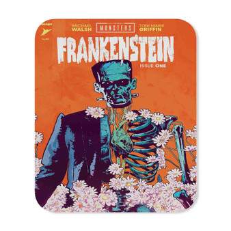 Frankenstein Custom Gaming Mouse Pad Rectangle Rubber Backing
