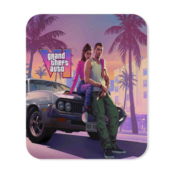 Grand Theft Auto 6 Custom Gaming Mouse Pad Rectangle Rubber Backing