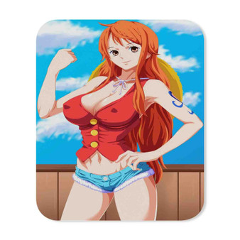 Nami One Piece Custom Gaming Mouse Pad Rectangle Rubber Backing