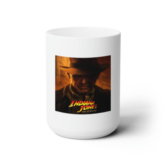 Indiana Jones and the Dial of Destiny White Ceramic Mug 15oz With BPA Free