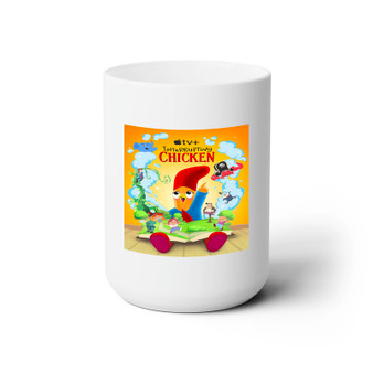 Interrupting Chicken White Ceramic Mug 15oz With BPA Free