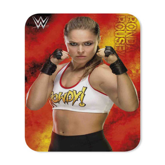 Ronda Rousey WWE Custom Gaming Mouse Pad Rectangle Rubber Backing