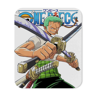 Roronoa Zoro One Piece Custom Gaming Mouse Pad Rectangle Rubber Backing