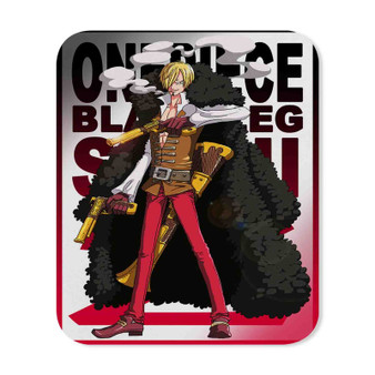 Sanji One Piece Custom Gaming Mouse Pad Rectangle Rubber Backing