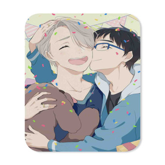 Victor Nikiforov s Birthday Yuri on Ice Custom Gaming Mouse Pad Rectangle Rubber Backing