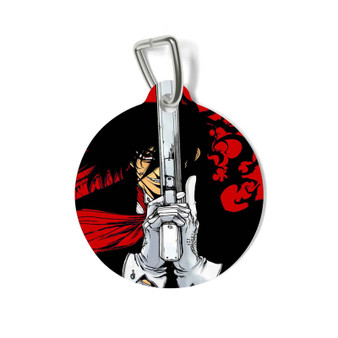 Hellsing Custom Pet Tag Round Coated Solid Metal for Cat Kitten Dog