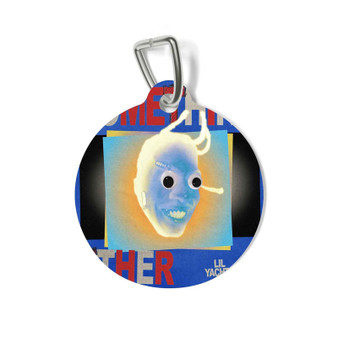 Lil Yachty Something Ether Custom Pet Tag Round Coated Solid Metal for Cat Kitten Dog