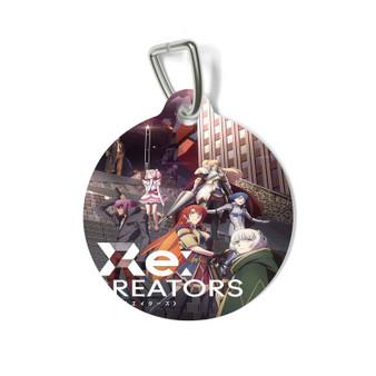 Re Creators Custom Pet Tag Round Coated Solid Metal for Cat Kitten Dog