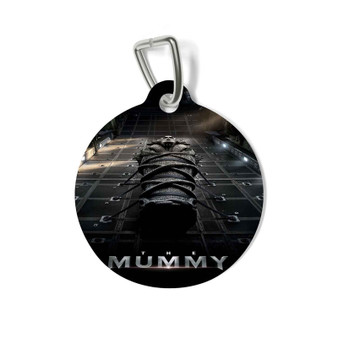 The Mummy Custom Pet Tag Round Coated Solid Metal for Cat Kitten Dog