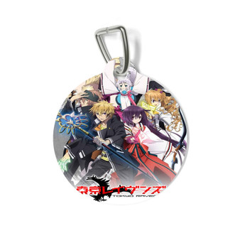 Tokyo Ravens Custom Pet Tag Round Coated Solid Metal for Cat Kitten Dog