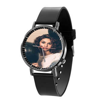 Alessia Cara Custom Quartz Watch Black With Gift Box