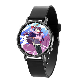 Bakemonogatari Custom Quartz Watch Black With Gift Box