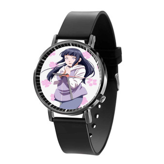 Hinata Hyuga Naruto Custom Quartz Watch Black With Gift Box