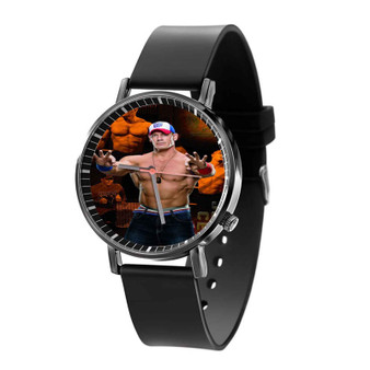 John Cena WWE Custom Quartz Watch Black With Gift Box