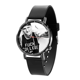 Machine Gun Kelly Newest Custom Quartz Watch Black With Gift Box