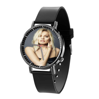 Margot Robbie Custom Quartz Watch Black With Gift Box