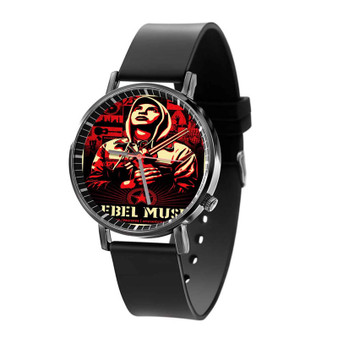 Rebel Music Obey Custom Quartz Watch Black With Gift Box