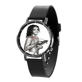 Rihanna Custom Quartz Watch Black With Gift Box