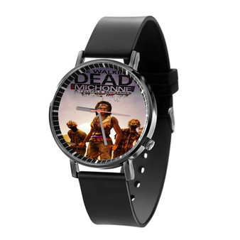 The Walking Dead Michonne Custom Quartz Watch Black With Gift Box