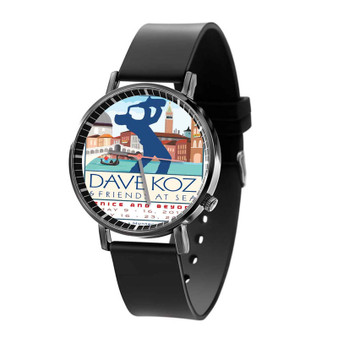 Dave Koz Tour Custom Quartz Watch Black With Gift Box