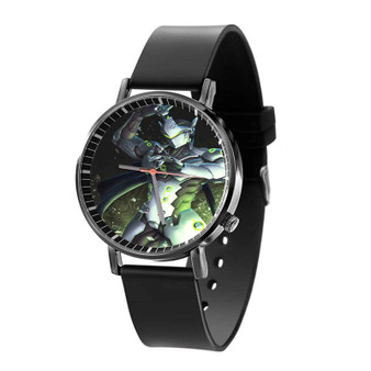 Genji Custom Quartz Watch Black With Gift Box