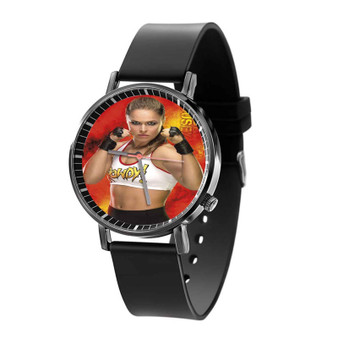 Ronda Rousey WWE Custom Quartz Watch Black With Gift Box
