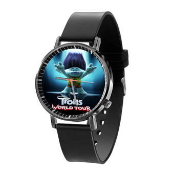 Trolls World Tour Custom Quartz Watch Black With Gift Box
